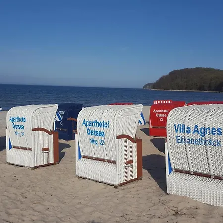 Ostsee W22 In Direkt Am Strand Mit Ueberdachtem Balkon Apartment 4*